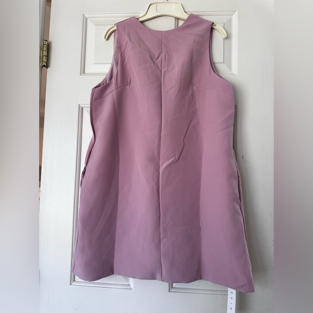 Pink mini dress